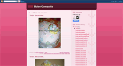 Desktop Screenshot of dulcecompaniatortas.blogspot.com