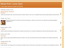 Tablet Screenshot of lionsgym.blogspot.com