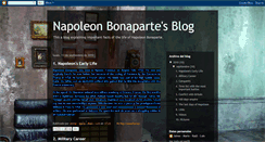 Desktop Screenshot of napoleon-bonaparte-webpage.blogspot.com