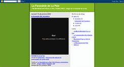 Desktop Screenshot of lafarandoledelapaix.blogspot.com
