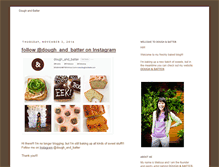 Tablet Screenshot of doughandbatter.blogspot.com