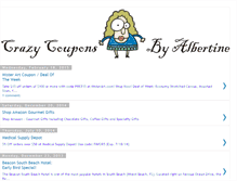 Tablet Screenshot of crazycoupons-albertine.blogspot.com