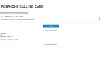 Tablet Screenshot of pc2call.blogspot.com