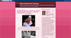 Desktop Screenshot of guiaculturaldecaracas.blogspot.com