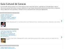 Tablet Screenshot of guiaculturaldecaracas.blogspot.com