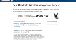 Desktop Screenshot of best-handheld-wireless-microphones.blogspot.com