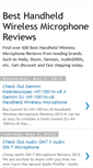 Mobile Screenshot of best-handheld-wireless-microphones.blogspot.com