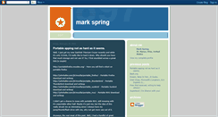 Desktop Screenshot of markspring.blogspot.com