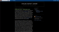 Desktop Screenshot of childsduvetcover.blogspot.com