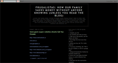 Desktop Screenshot of frugalistas.blogspot.com