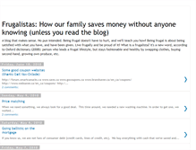 Tablet Screenshot of frugalistas.blogspot.com