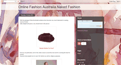 Desktop Screenshot of onlinefashionau.blogspot.com