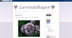 Desktop Screenshot of lavendelhagen.blogspot.com
