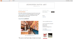 Desktop Screenshot of jenniferdavisart.blogspot.com