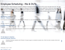 Tablet Screenshot of employee-scheduling.blogspot.com