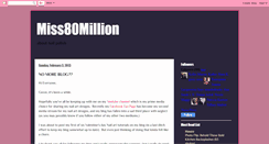 Desktop Screenshot of miss80million.blogspot.com