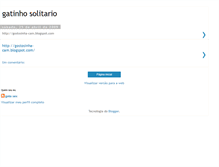 Tablet Screenshot of gatinhosolitariocam.blogspot.com