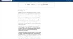 Desktop Screenshot of firsthotairballoon.blogspot.com