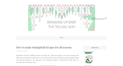 Desktop Screenshot of bringingupbabytheteluguway.blogspot.com