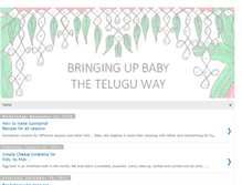 Tablet Screenshot of bringingupbabytheteluguway.blogspot.com