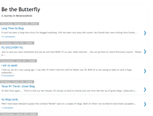Tablet Screenshot of bethebutterfly.blogspot.com