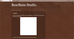 Desktop Screenshot of bearbunsstudio.blogspot.com