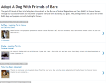 Tablet Screenshot of friendsofbarcadoptadog.blogspot.com