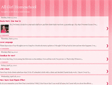 Tablet Screenshot of allgirlhomeschool.blogspot.com