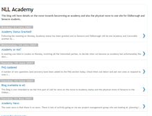 Tablet Screenshot of nllacademy.blogspot.com