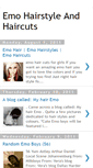 Mobile Screenshot of cute-emo-hairscene.blogspot.com