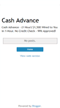 Mobile Screenshot of gocashadvance.blogspot.com