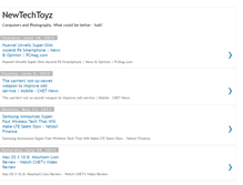 Tablet Screenshot of newtechtoyz.blogspot.com