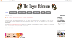 Desktop Screenshot of elegantbohemian.blogspot.com