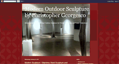 Desktop Screenshot of modernoutdoorsculpture.blogspot.com