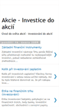 Mobile Screenshot of investicedoakcii.blogspot.com