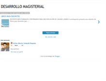 Tablet Screenshot of desarrollomagisterial.blogspot.com