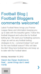 Mobile Screenshot of football-news-latest.blogspot.com