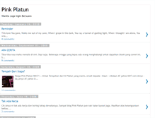 Tablet Screenshot of pinkplatun.blogspot.com
