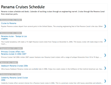 Tablet Screenshot of panamacruises.blogspot.com