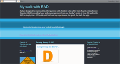 Desktop Screenshot of mywalkwithrad.blogspot.com