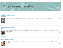 Tablet Screenshot of charmingweddings.blogspot.com