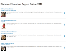 Tablet Screenshot of distance-education-degrees-online.blogspot.com