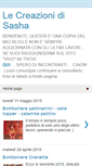 Mobile Screenshot of lecreazionidisasha.blogspot.com