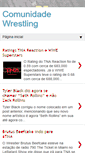 Mobile Screenshot of comunidadewrestling.blogspot.com