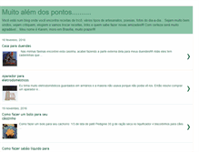 Tablet Screenshot of muitoalmdospontos.blogspot.com