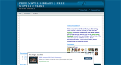 Desktop Screenshot of freemovielibrary.blogspot.com