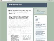 Tablet Screenshot of free-diabetes-help.blogspot.com