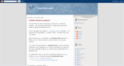 Desktop Screenshot of interfete-web-web.blogspot.com