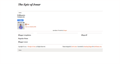 Desktop Screenshot of epicofjosar.blogspot.com
