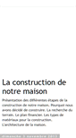 Mobile Screenshot of construction-de-ma-maison.blogspot.com